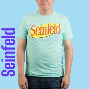 Mens Seinfeld Classic TV Show Logo Short Sleeve Crew Neck Tee. NWT. 3XL (54/56).